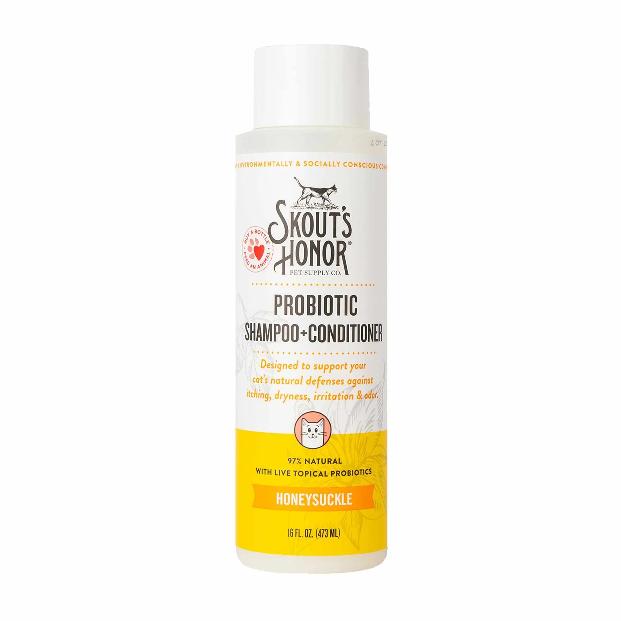 Skout's Honor Cat Probiotic Shampoo + Conditioner
