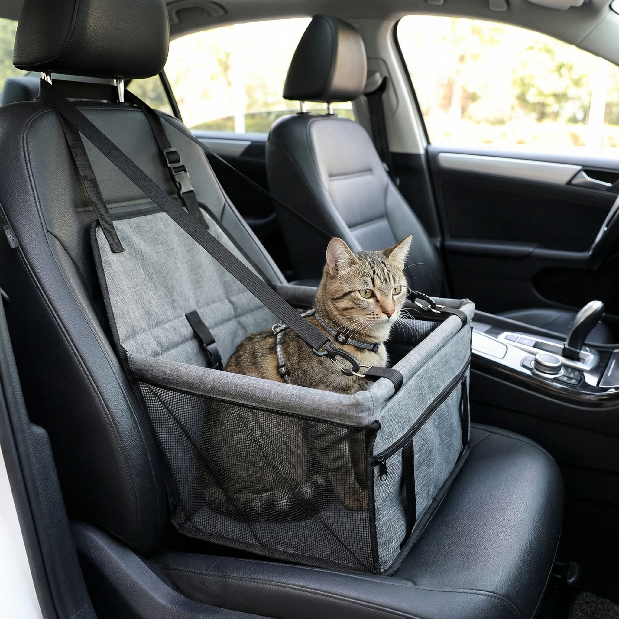 TravelNest – Secure Car Seat Booster for Pets