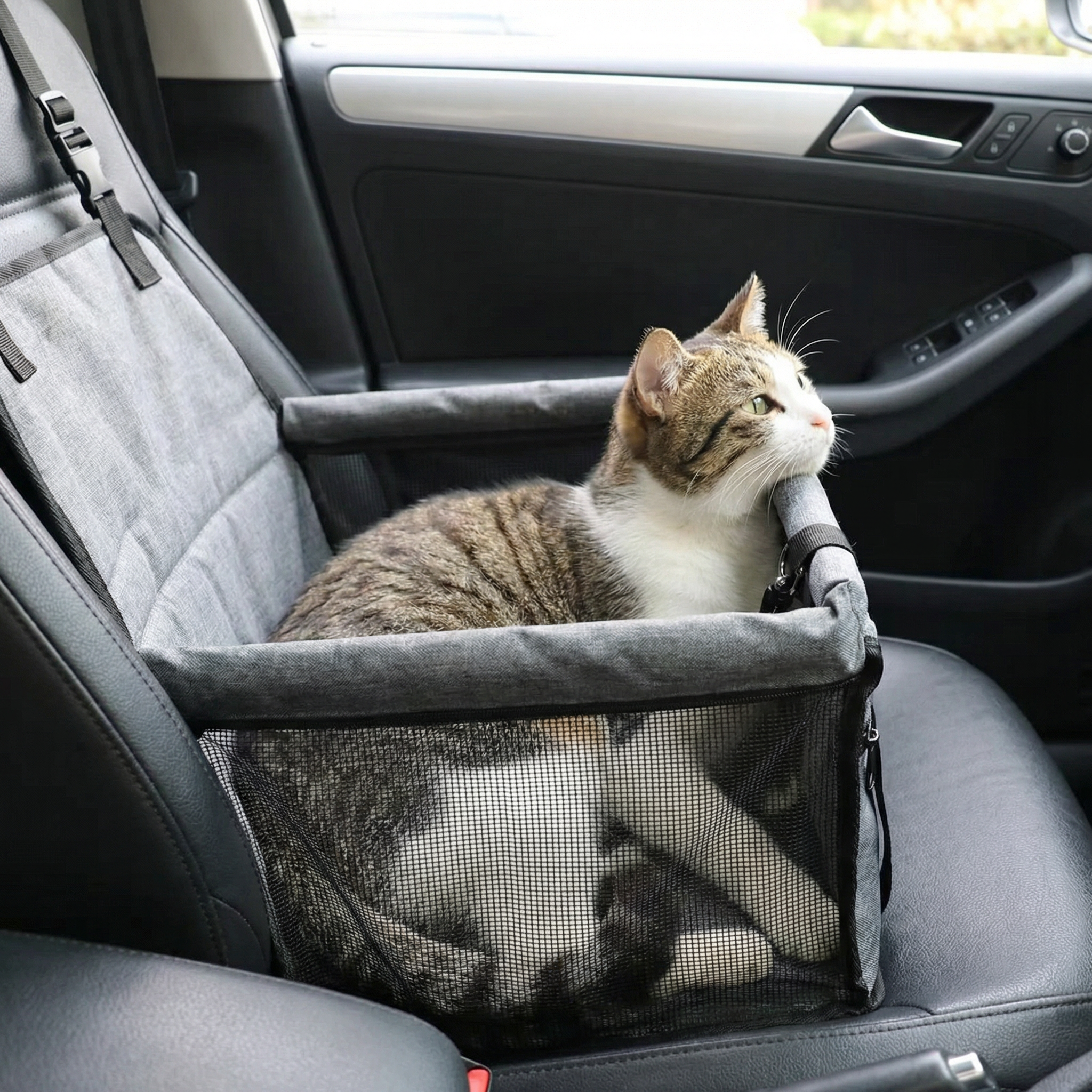 TravelNest – Secure Car Seat Booster for Pets