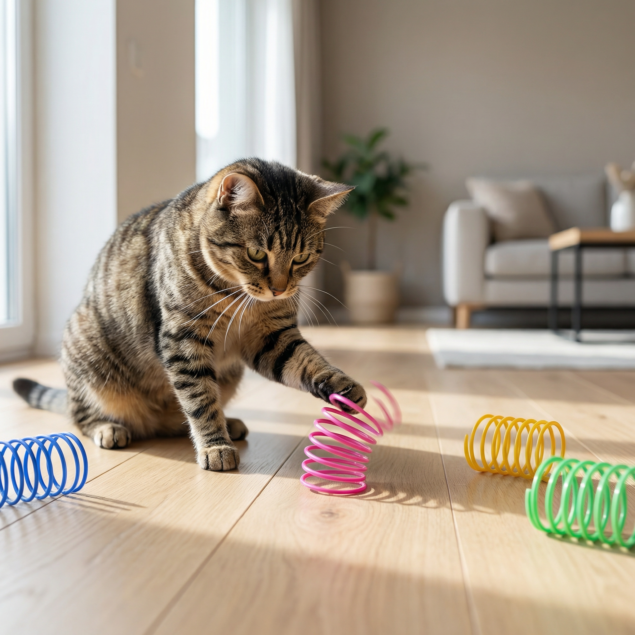 BounceLoop Rainbow Spring Toy Set