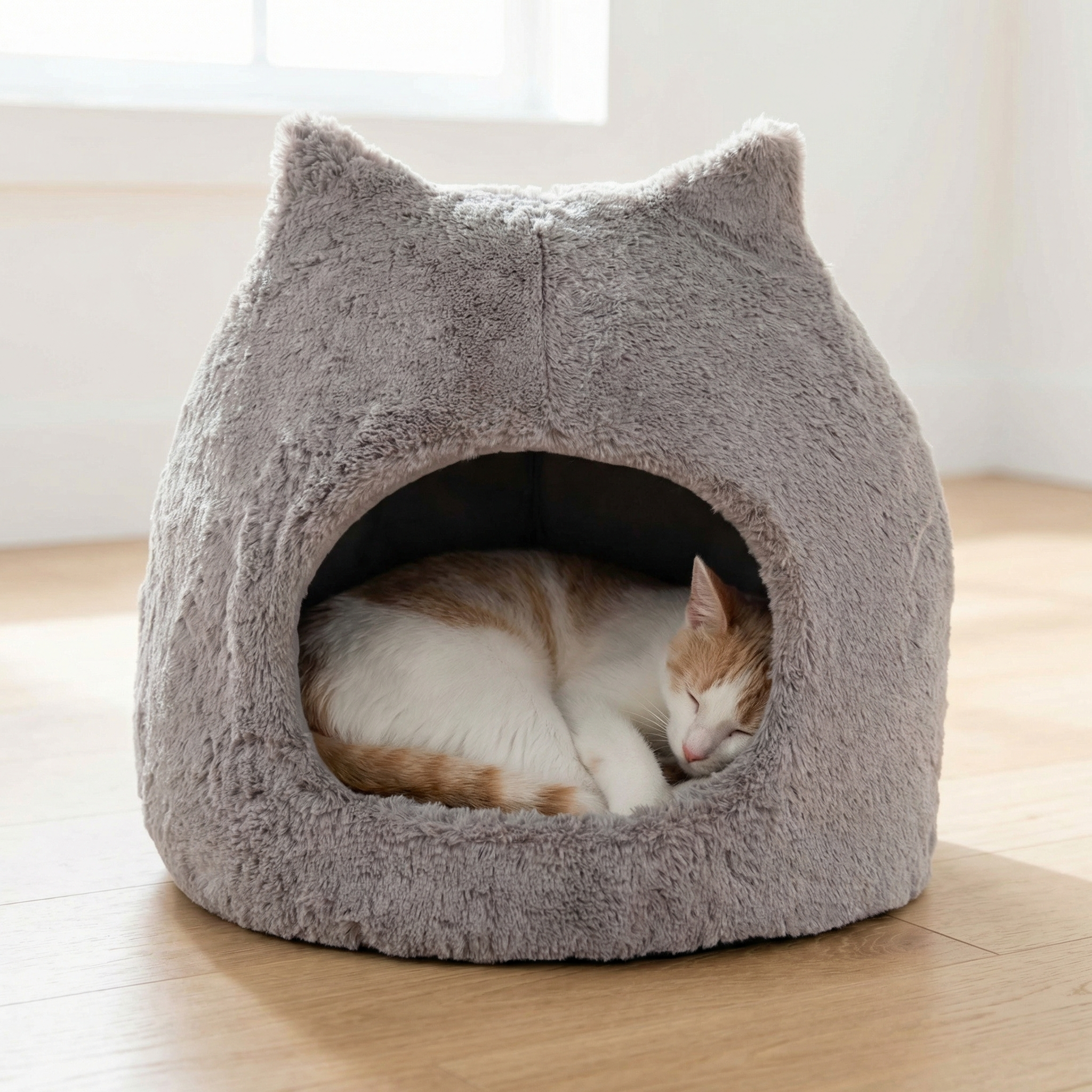 WhisperDen – Cozy Cat Cave Bed