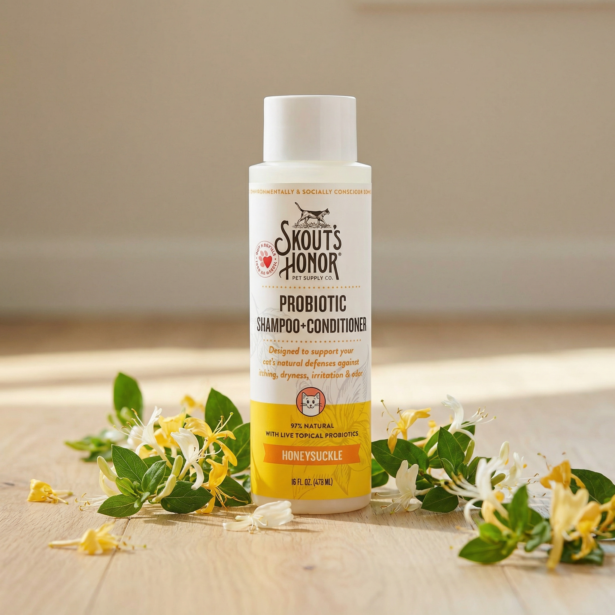 HoneyGlow – Probiotic Pet Conditioning Shampoo