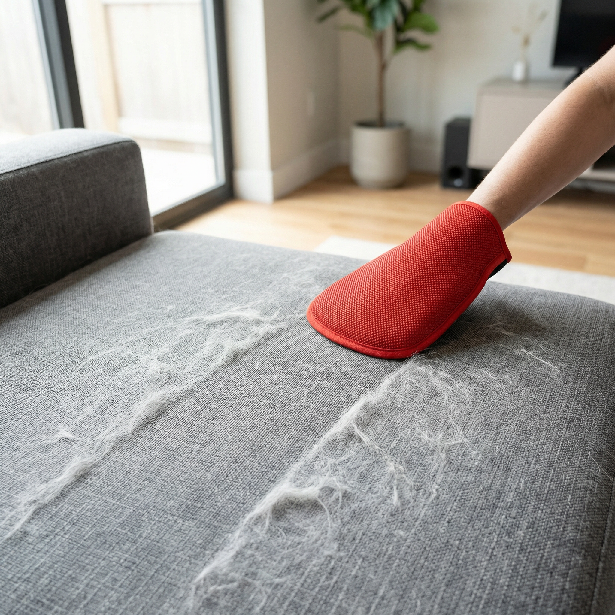 FurSweep – Reusable Pet Hair Remover Mitt