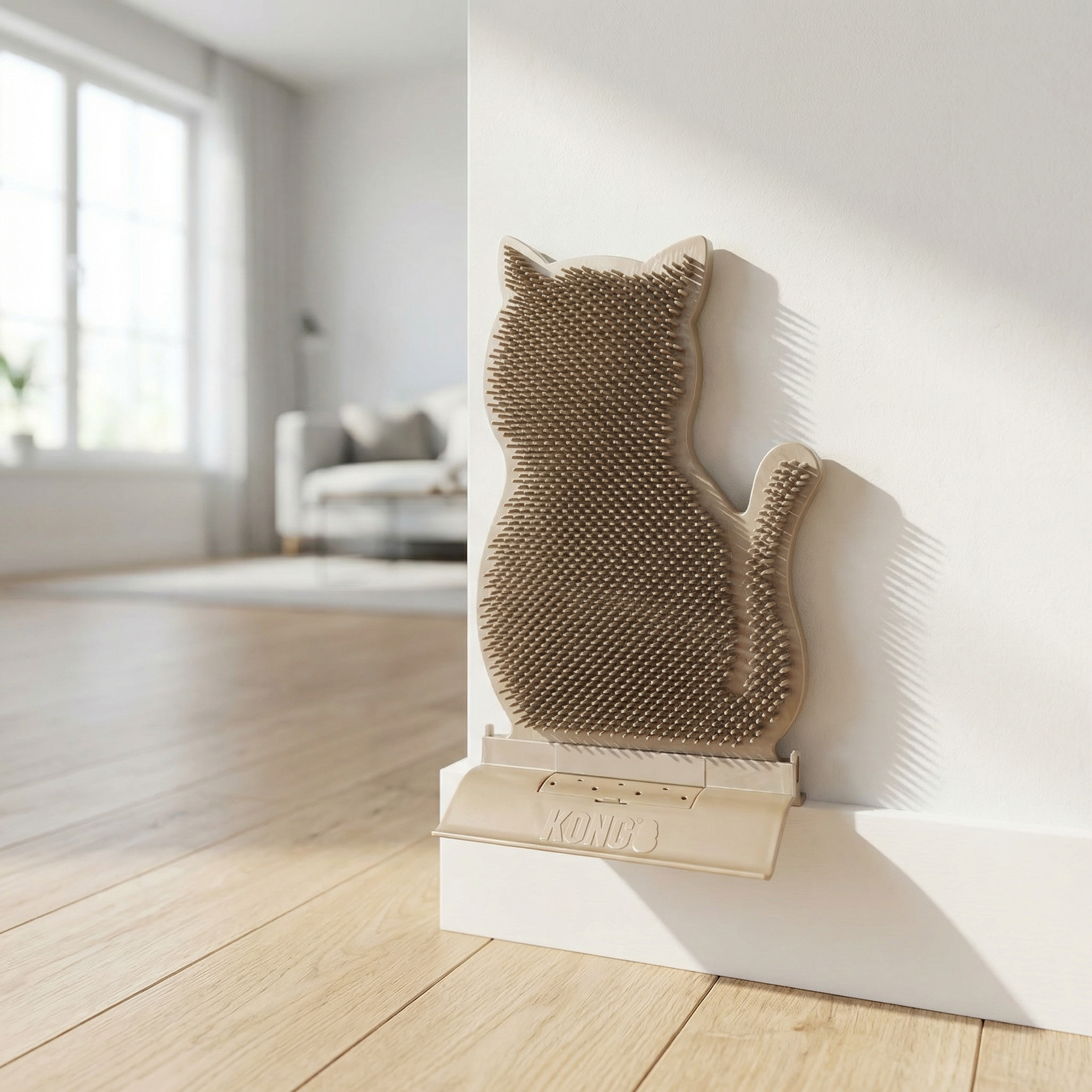 ScratchHaven – Wall-Mounted Cat Grooming & Scratcher
