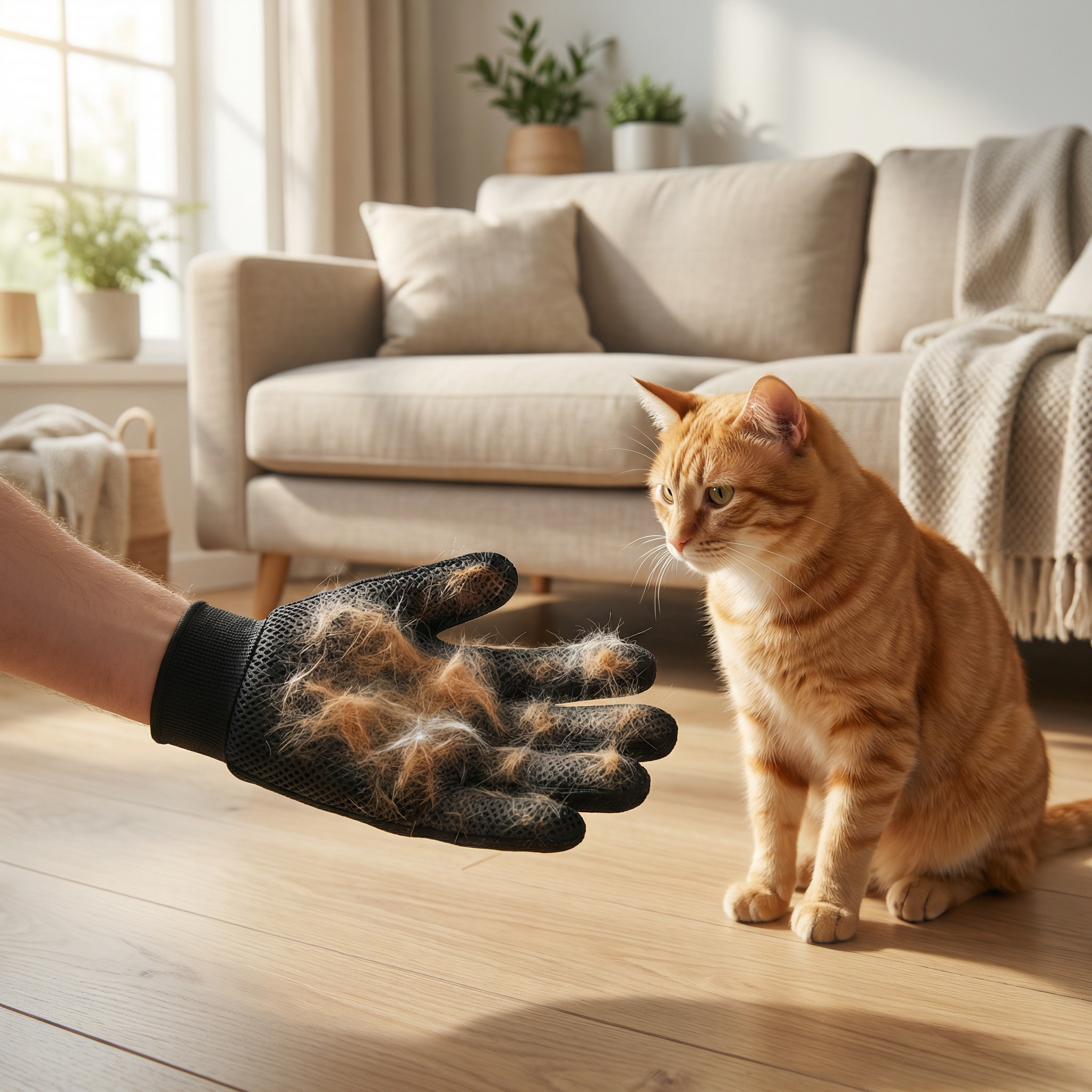 SheddiEase – Gentle Deshedding Grooming Glove