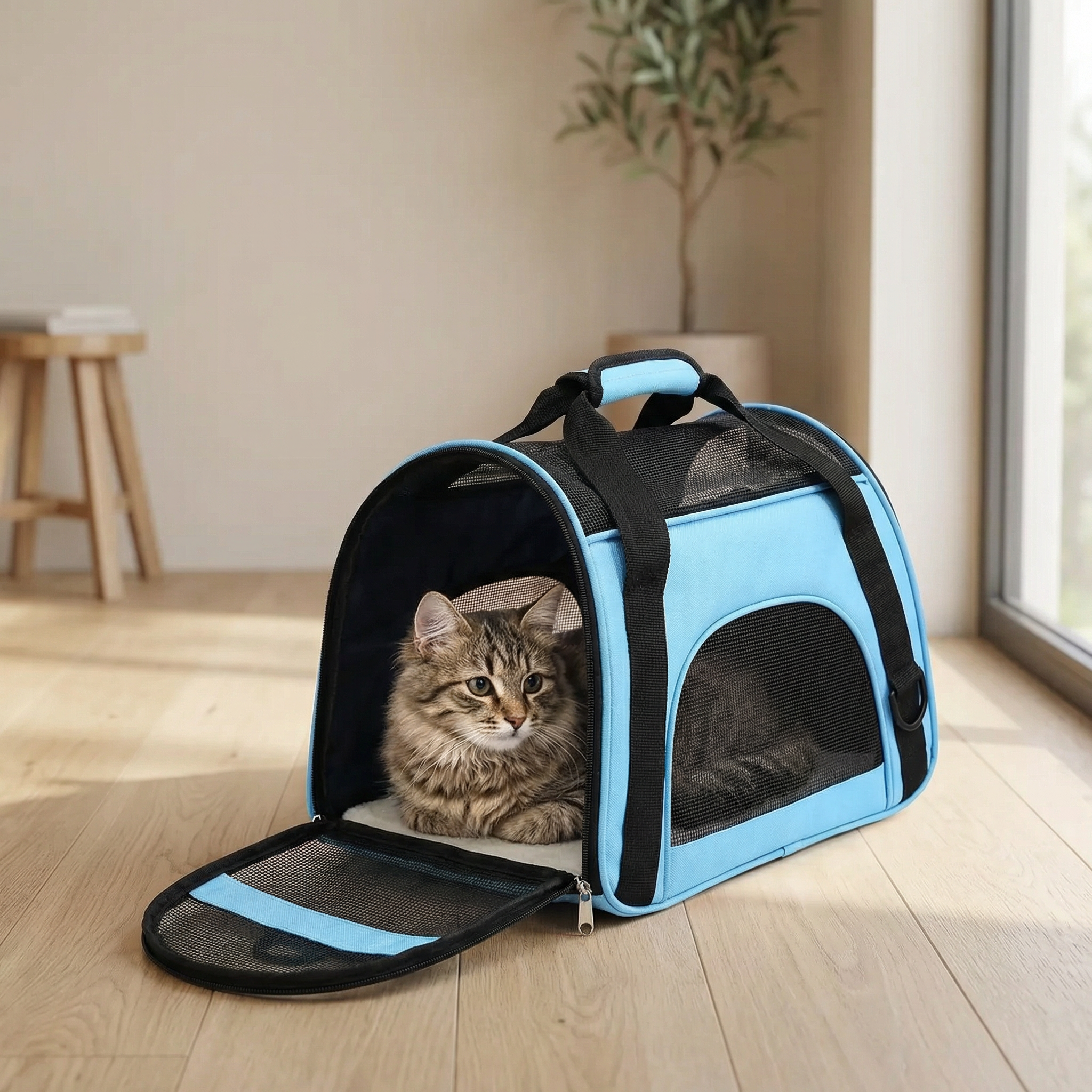 ComfyCruise – Foldable Soft Pet Travel Carrier