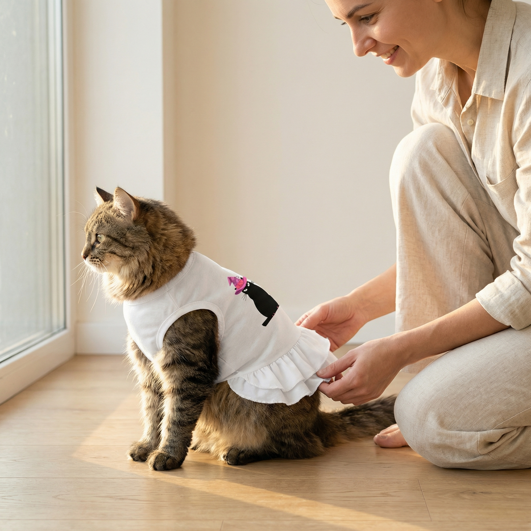StylePaw Casual Cotton Cat Shirt