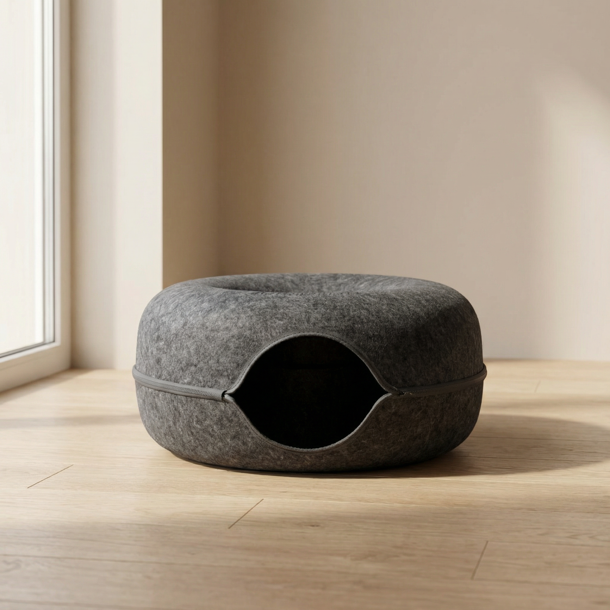 NestLuxe – Modern Felt Cat Hideaway Pod