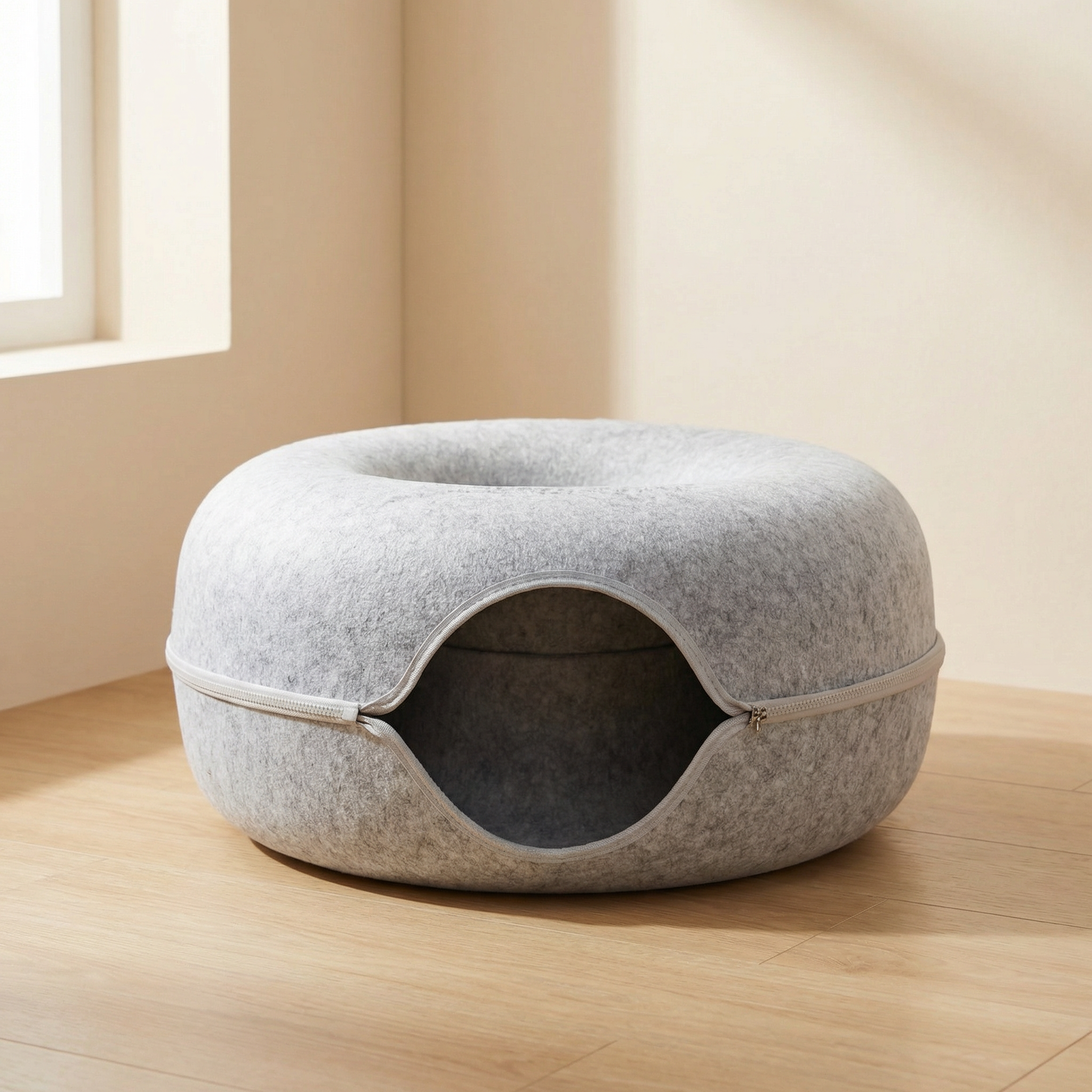 NestLuxe – Modern Felt Cat Hideaway Pod