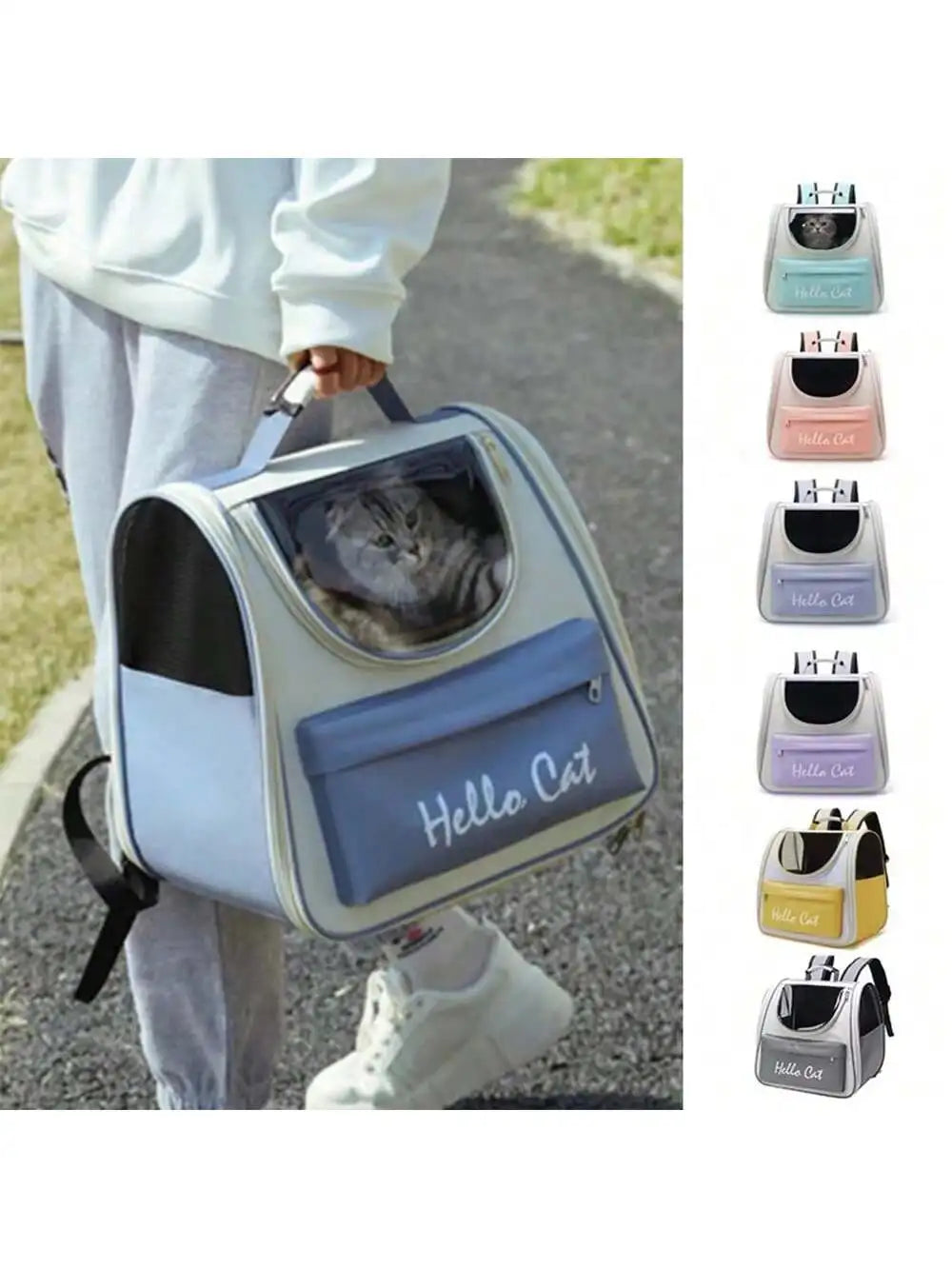 Cat Carrier Bags Windproof Outdoor Travel Backpack for Cat Small Dogs Transport Carrying Bag Cat Backpack Carriers With Cushion