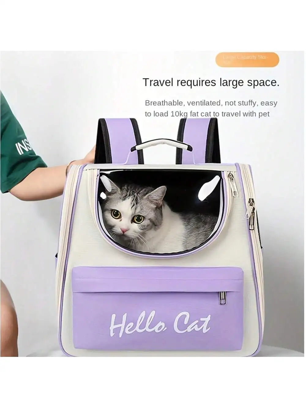 Cat Carrier Bags Windproof Outdoor Travel Backpack for Cat Small Dogs Transport Carrying Bag Cat Backpack Carriers With Cushion
