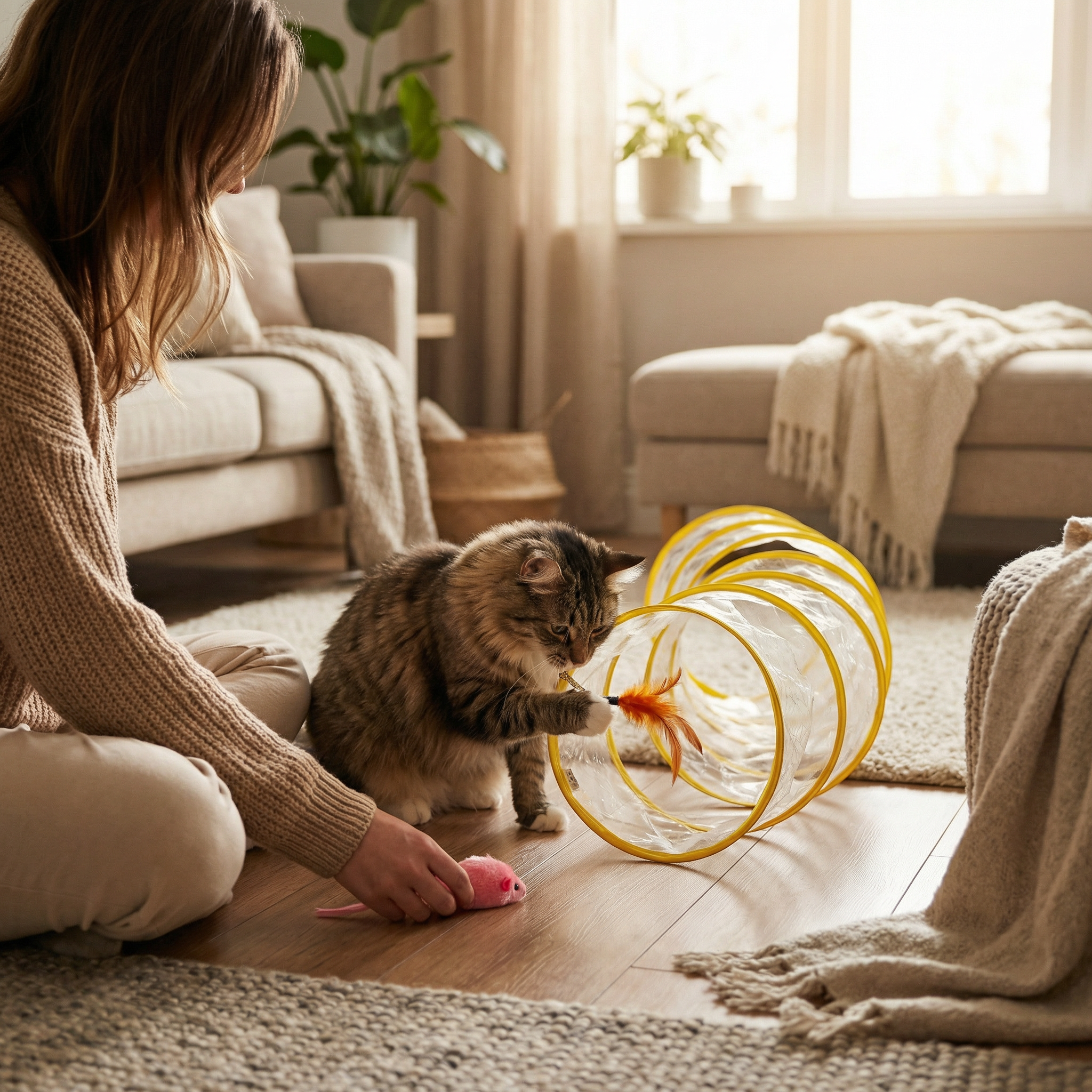 TwistChase – Interactive Cat Tunnel Toy