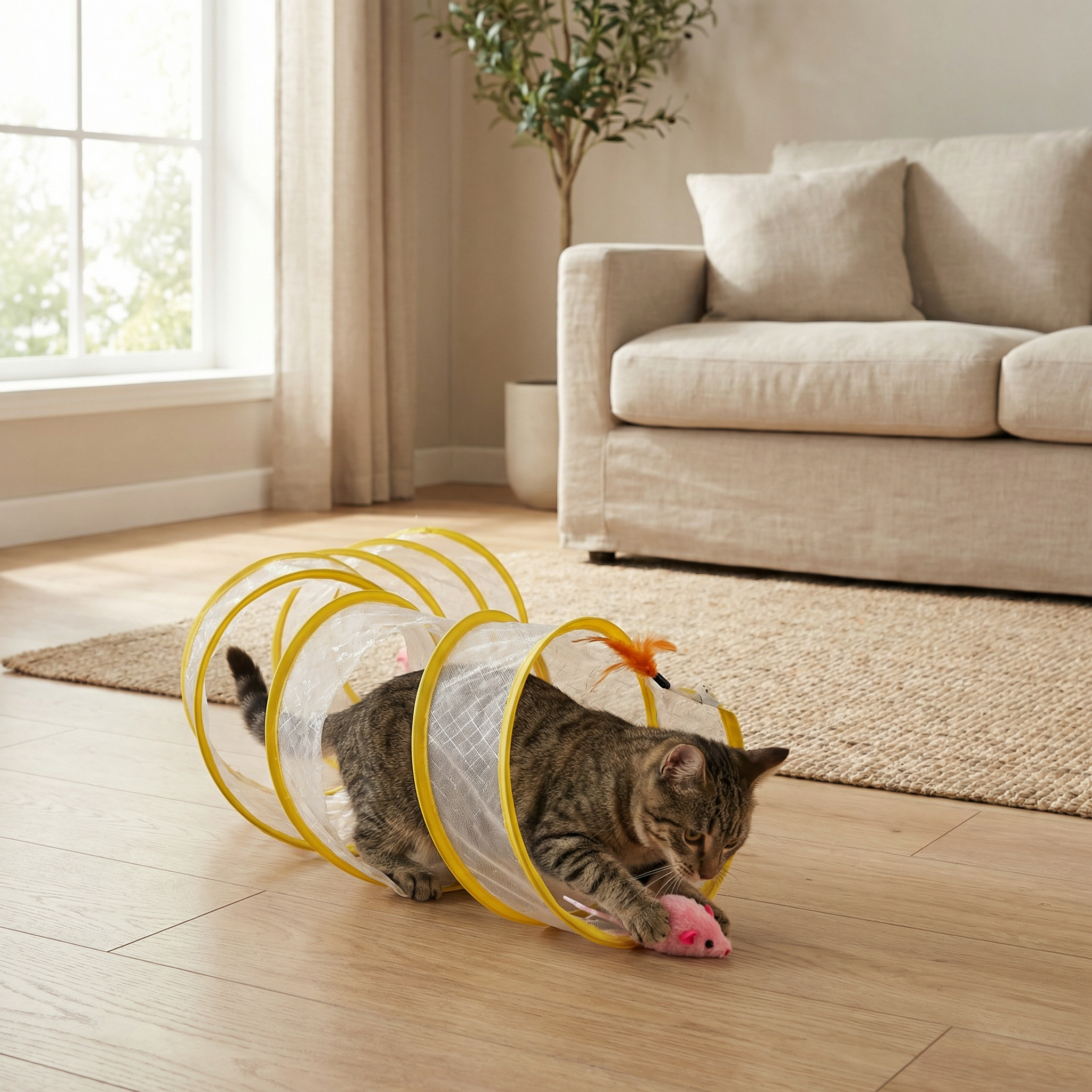 TwistChase – Interactive Cat Tunnel Toy