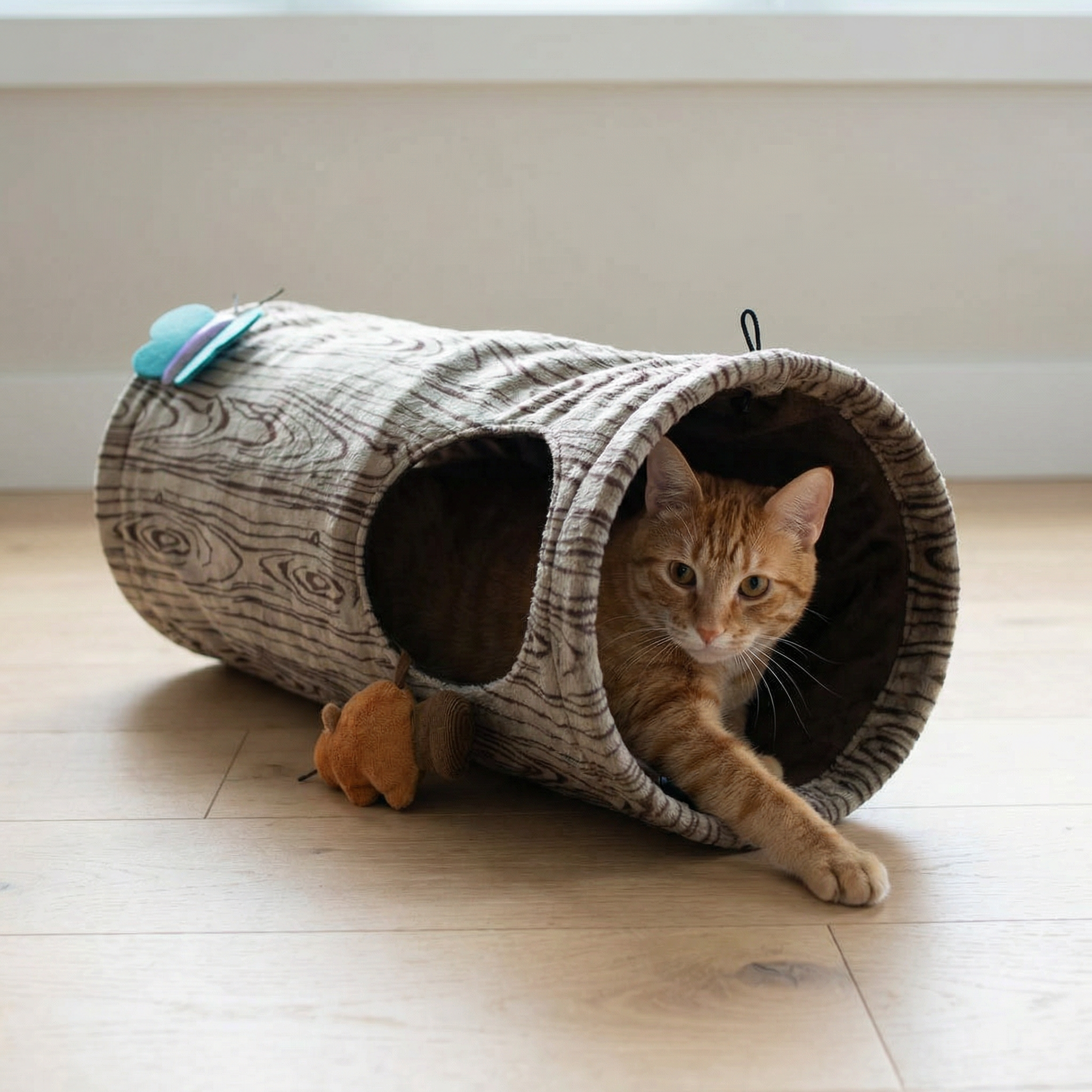HideNSeek Woodland Cat Tunnel Bed