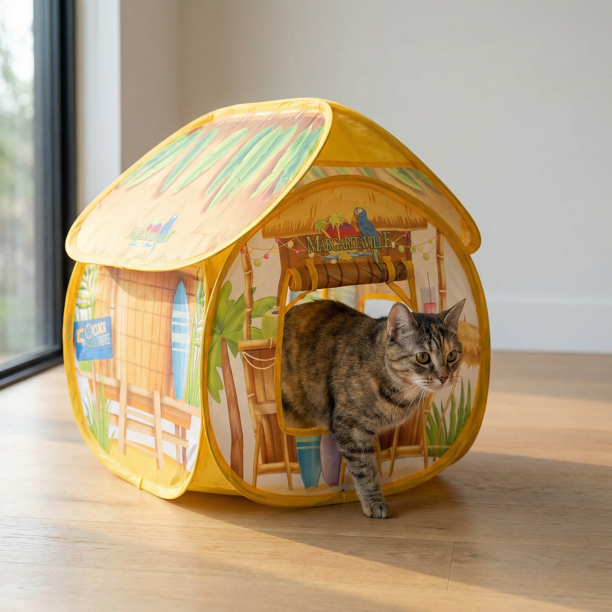 TikiHide Retreat Cat Playhouse