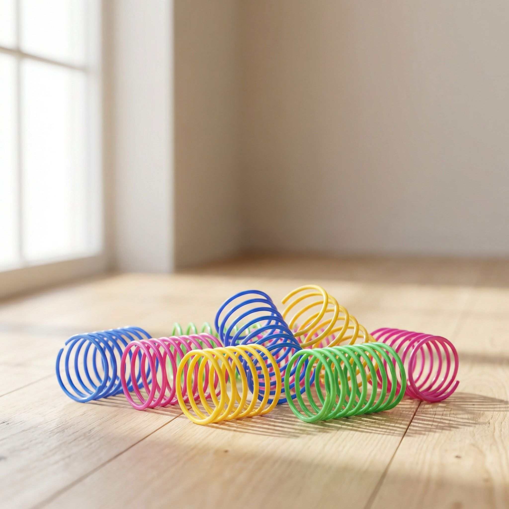 BounceLoop Rainbow Spring Toy Set