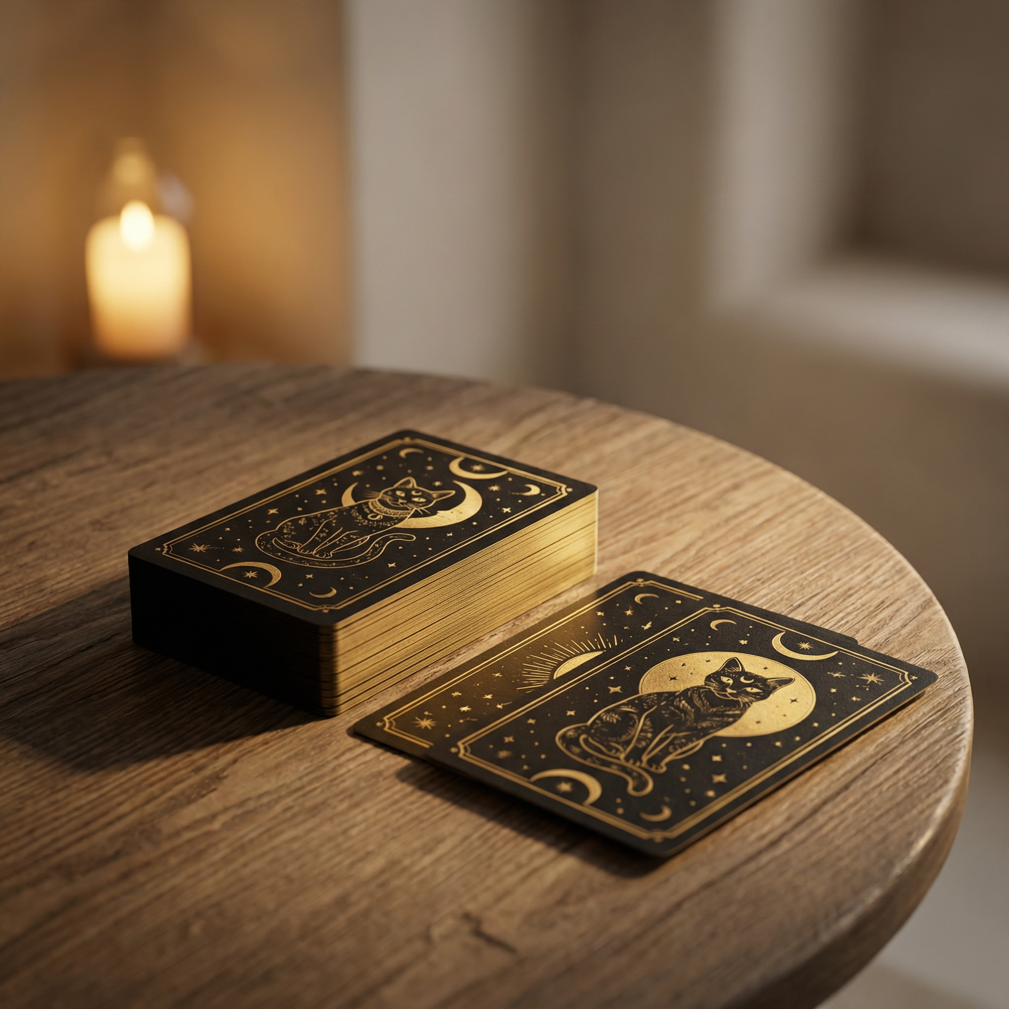 LunaMystic Cat Oracle Card Deck