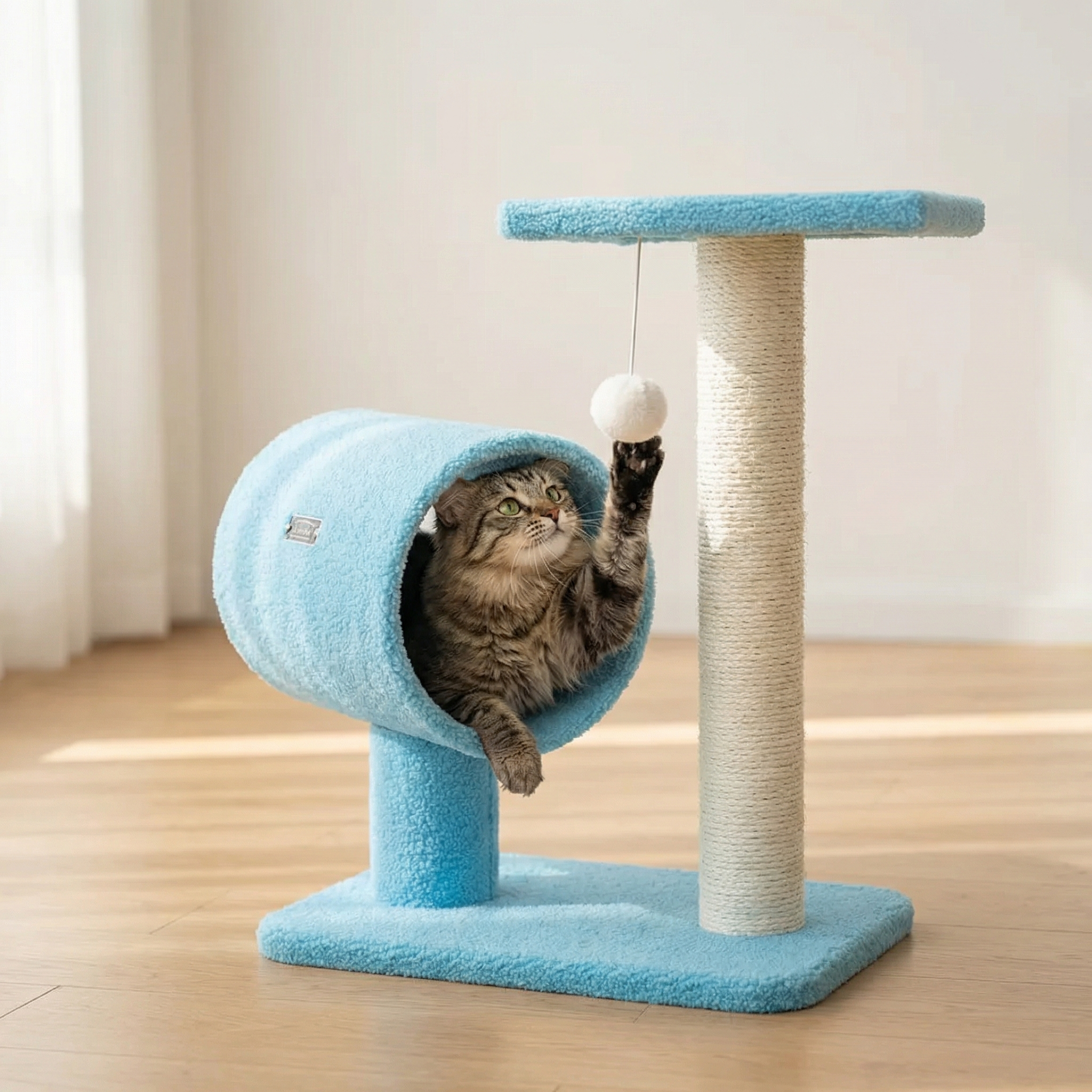 SkyCuddle – Tunnel Perch Cat Activity Stand