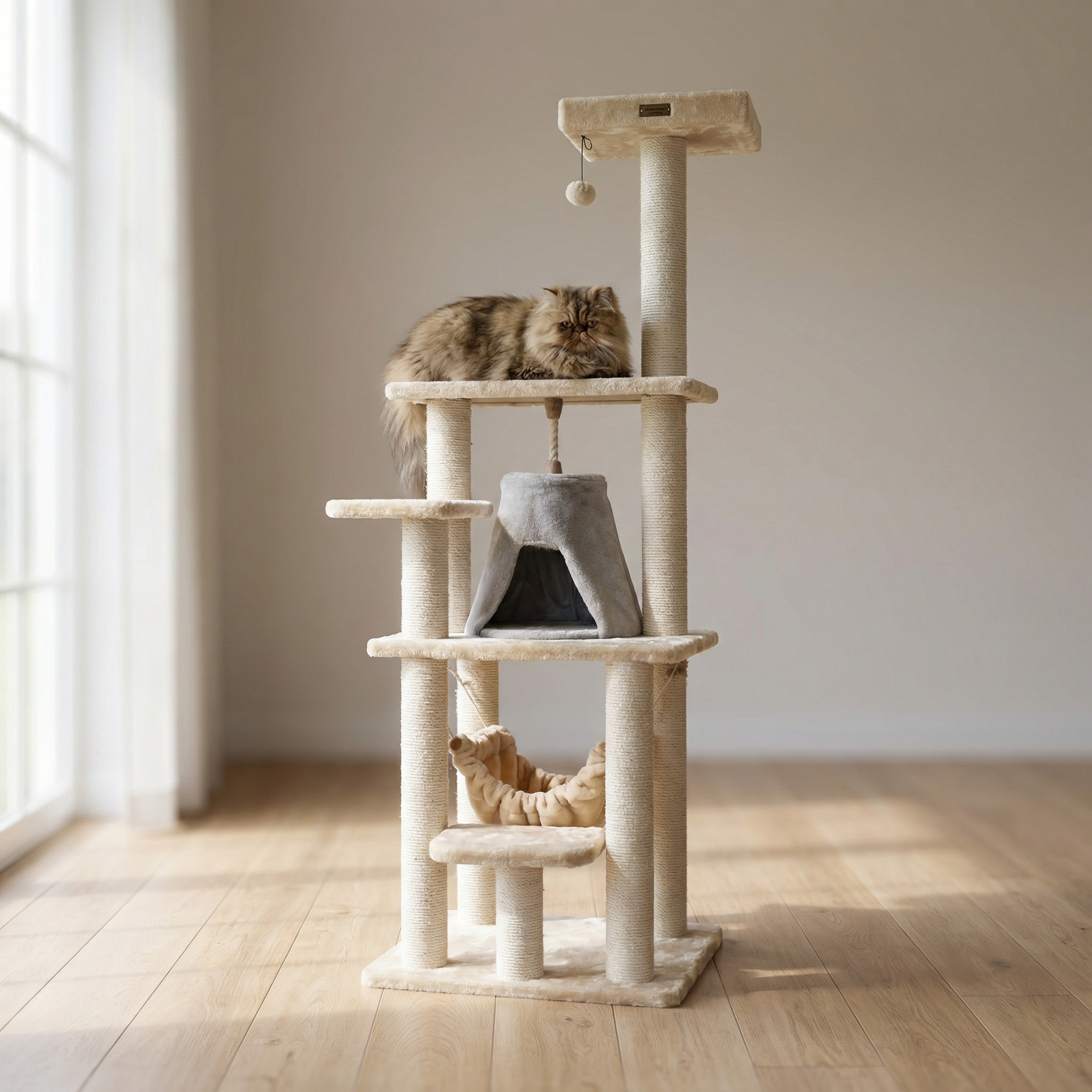 GrandLounge – Deluxe Multi-Level Cat Mansion