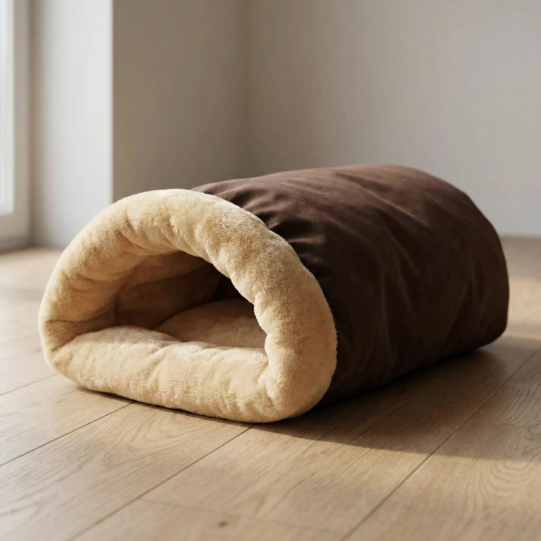 Warming Burrow Cat Bed, Pet Hideaway Cave