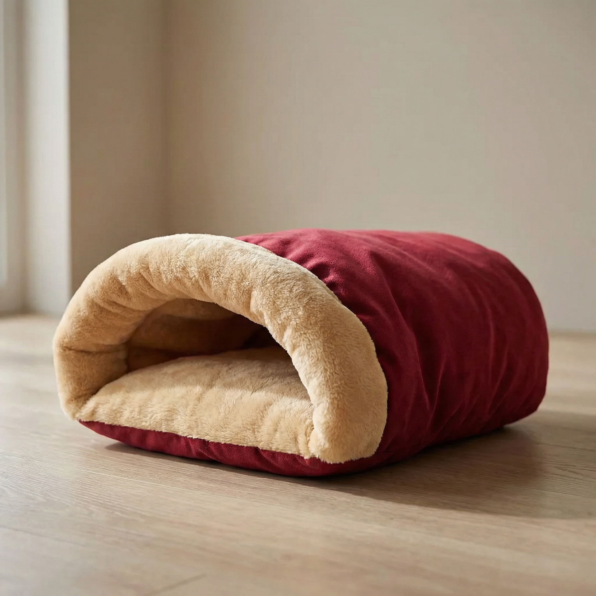 Warming Burrow Cat Bed, Pet Hideaway Cave