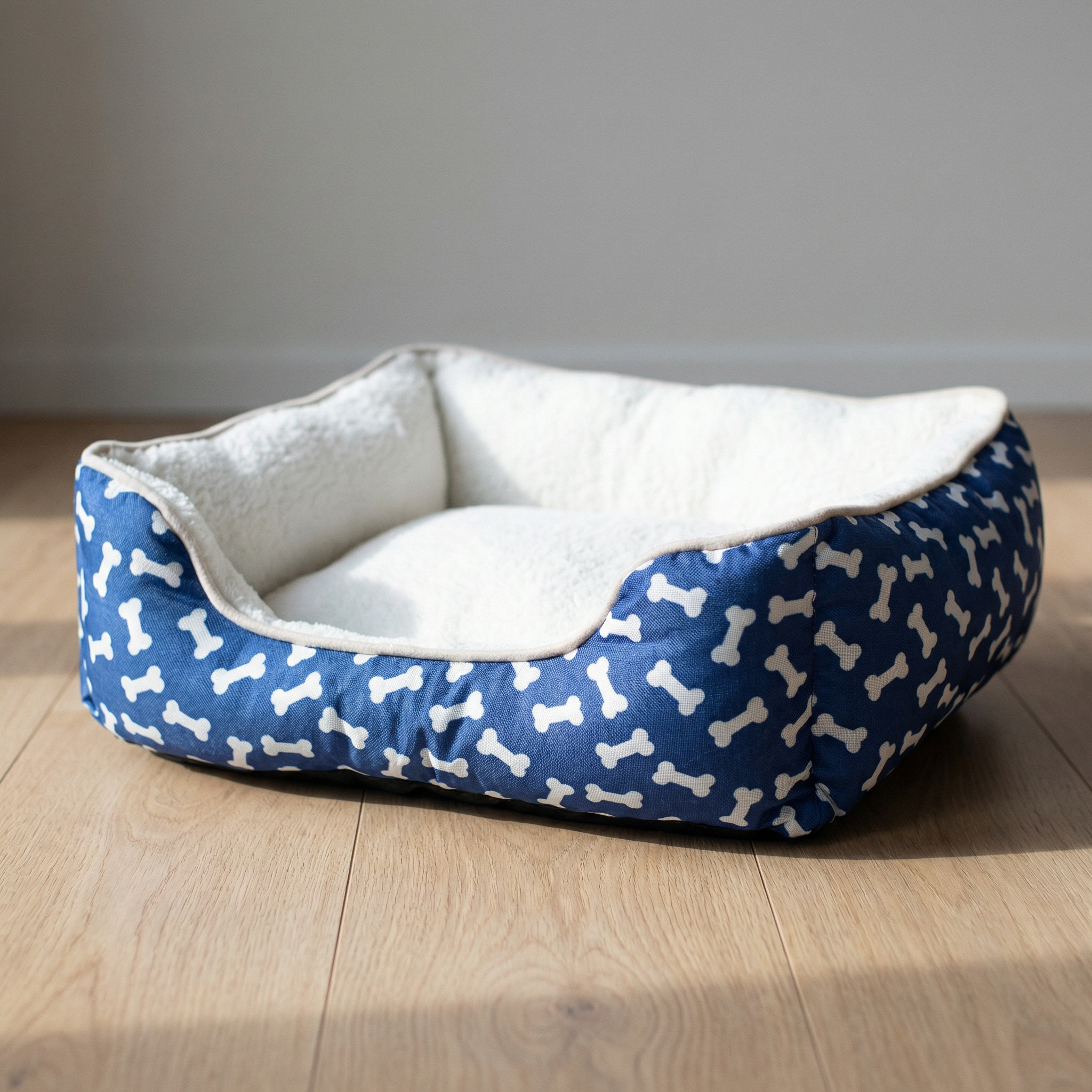CozyCabin – Sherpa-Lined Pet Sofa Bed