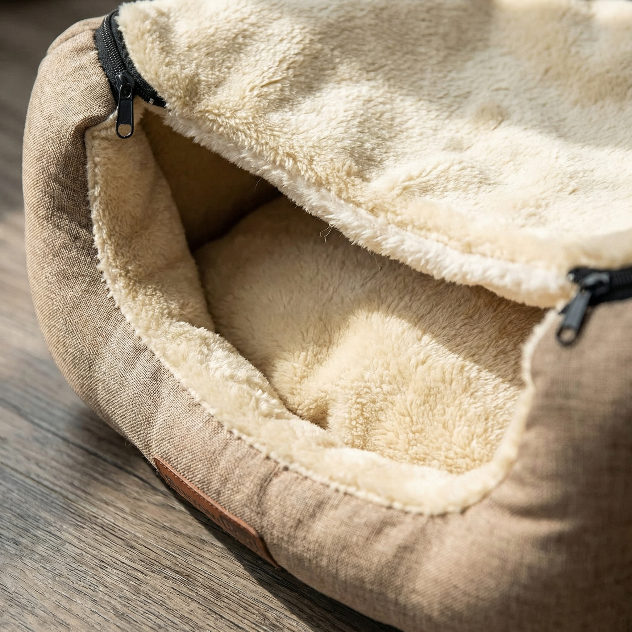 SnugHaven – Convertible Hooded Pet Bed