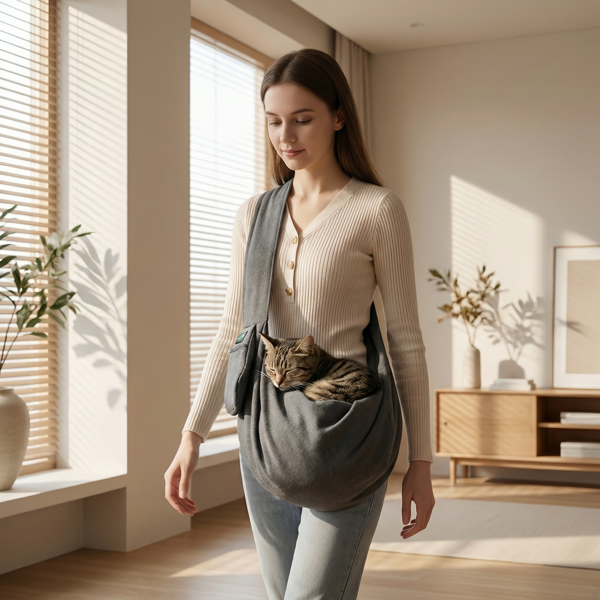 CarryCuddle – Soft Sling Pet Carrier
