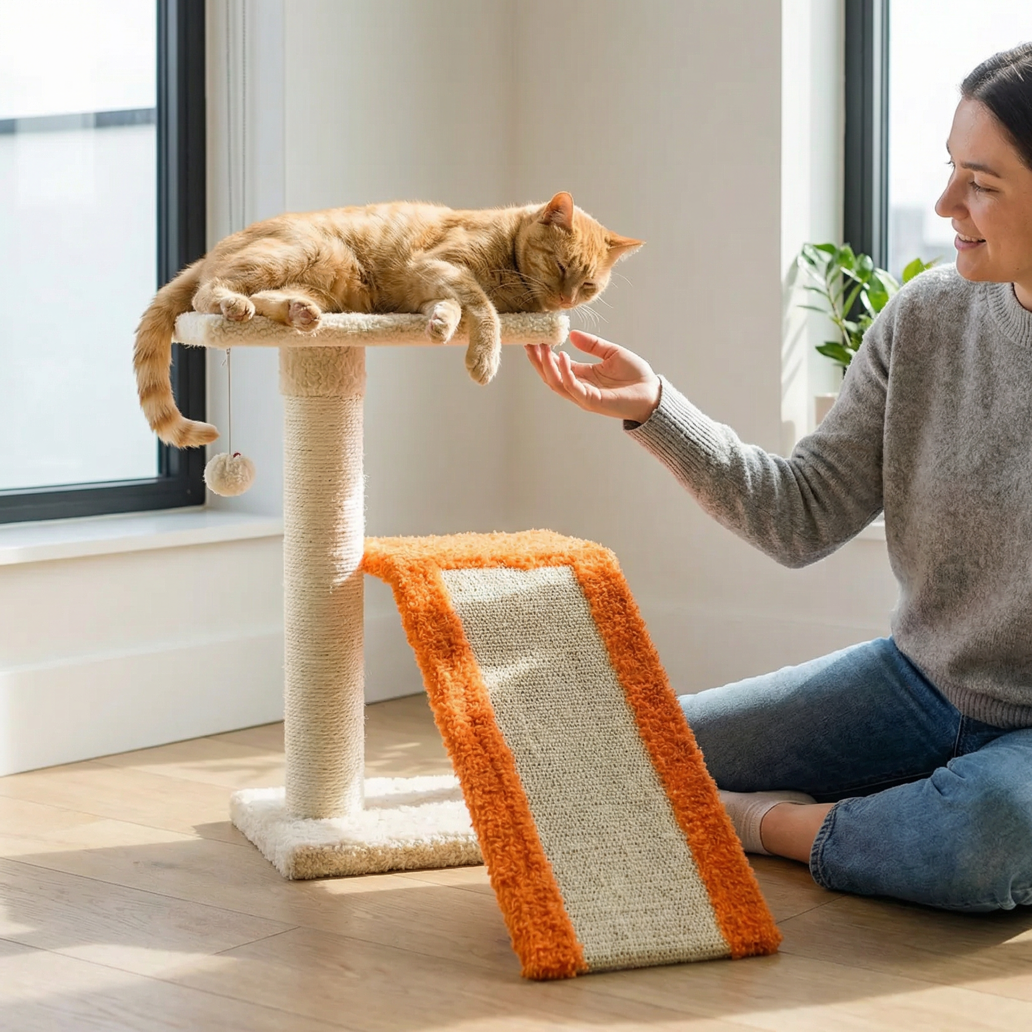 Armarkat Two Level Platform Scratcher