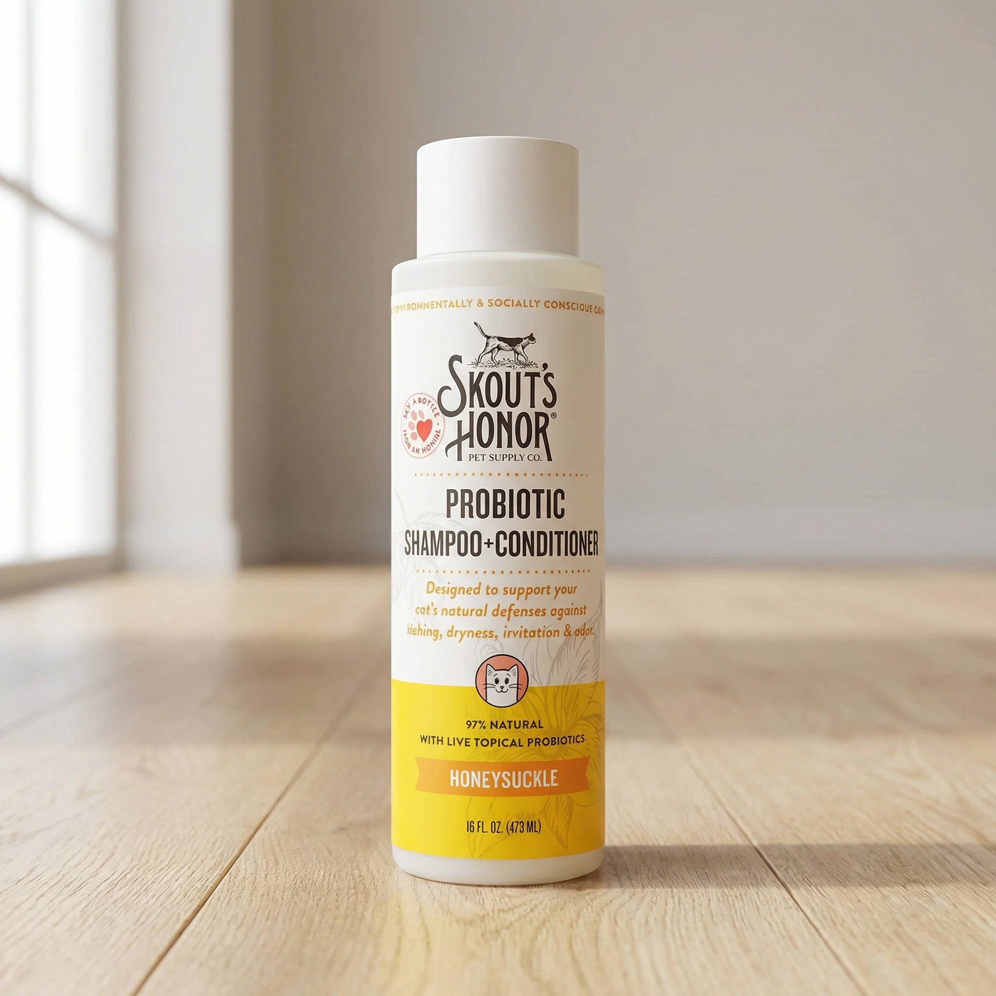 HoneyGlow – Probiotic Pet Conditioning Shampoo