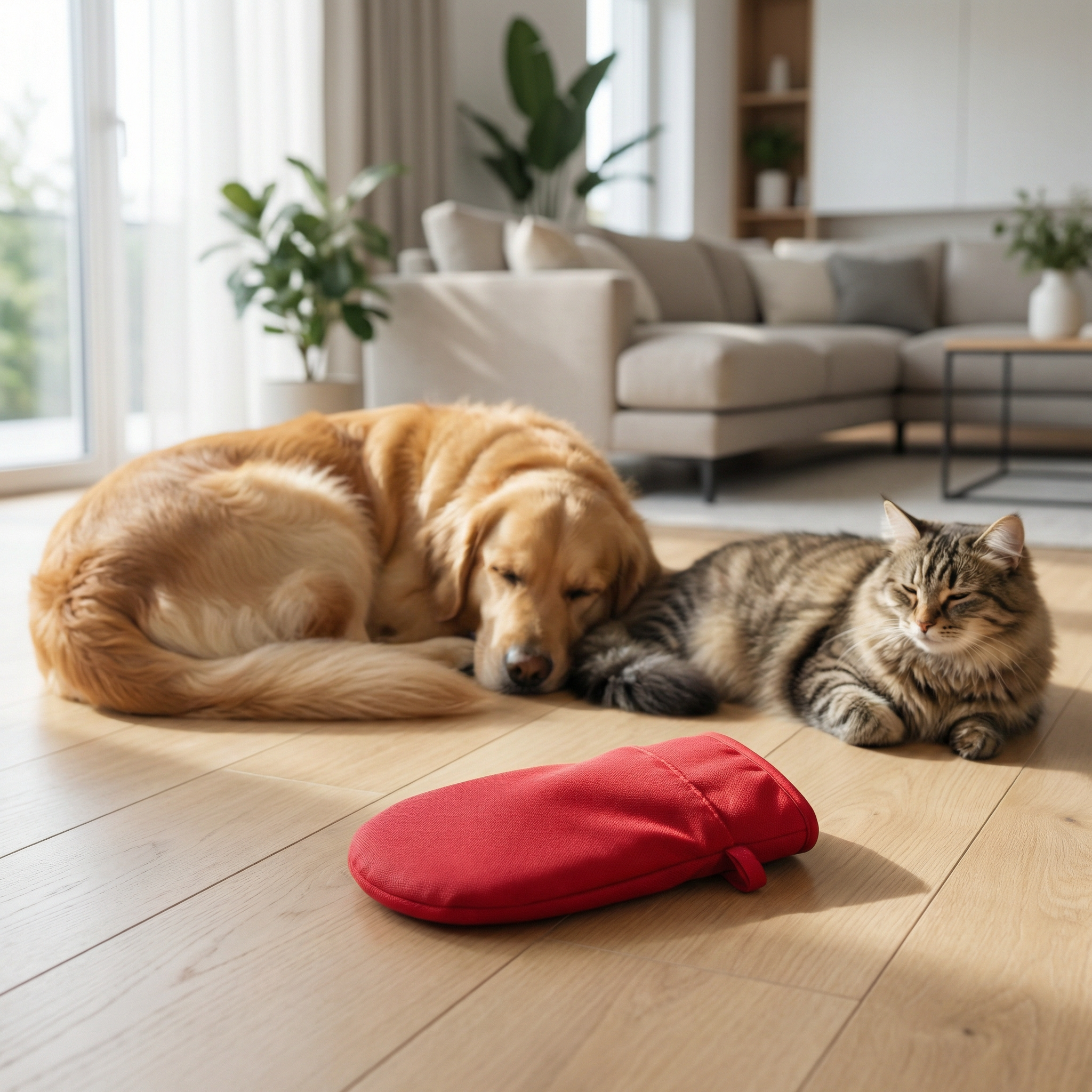 FurSweep – Reusable Pet Hair Remover Mitt