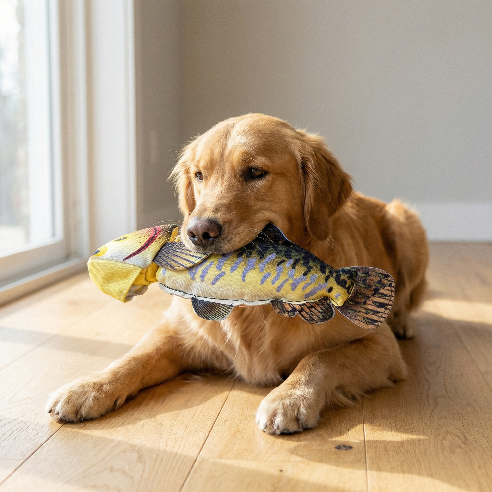 FloppyCatch Realistic Fish Interactive Toy