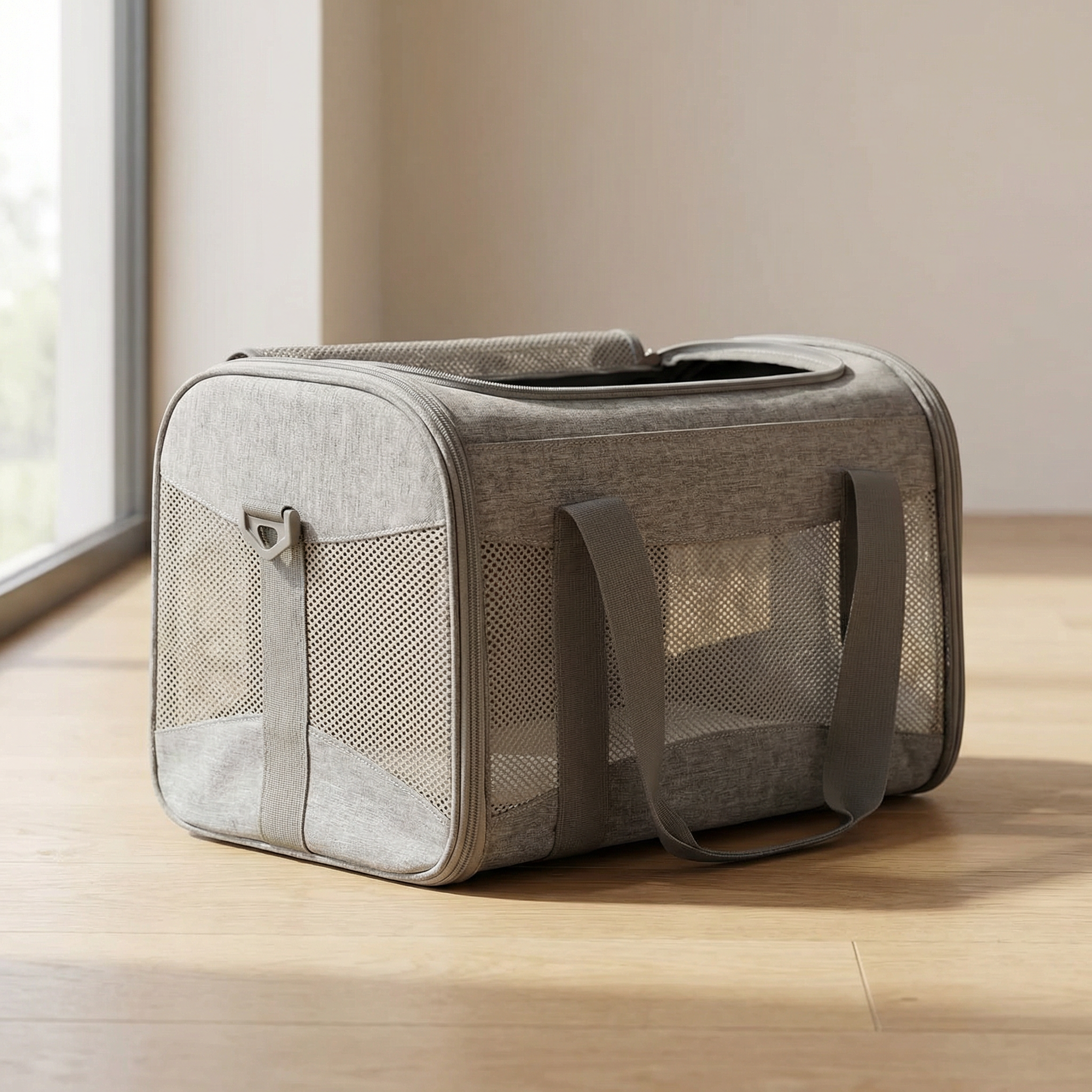 CozyTransit – Breathable Soft-Sided Pet Carrier
