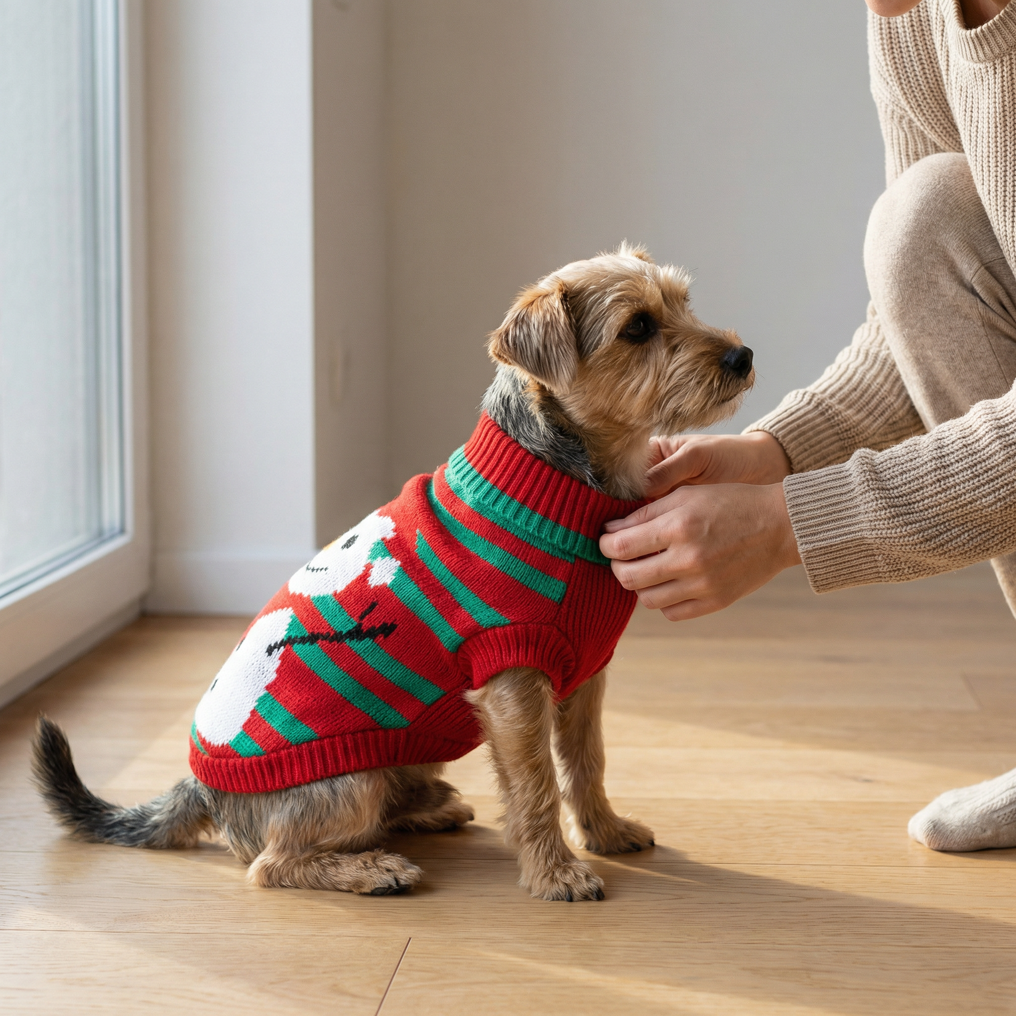 FestivePaws Cozy Holiday Sweater