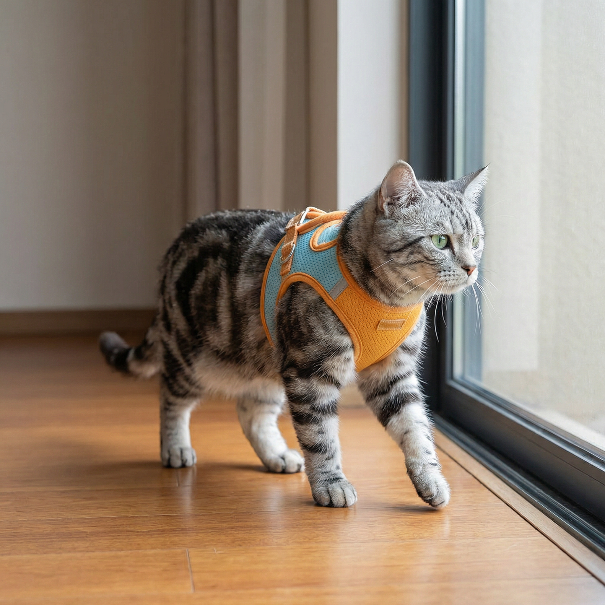 PawTrek – Adjustable Cat Walking Harness & Leash
