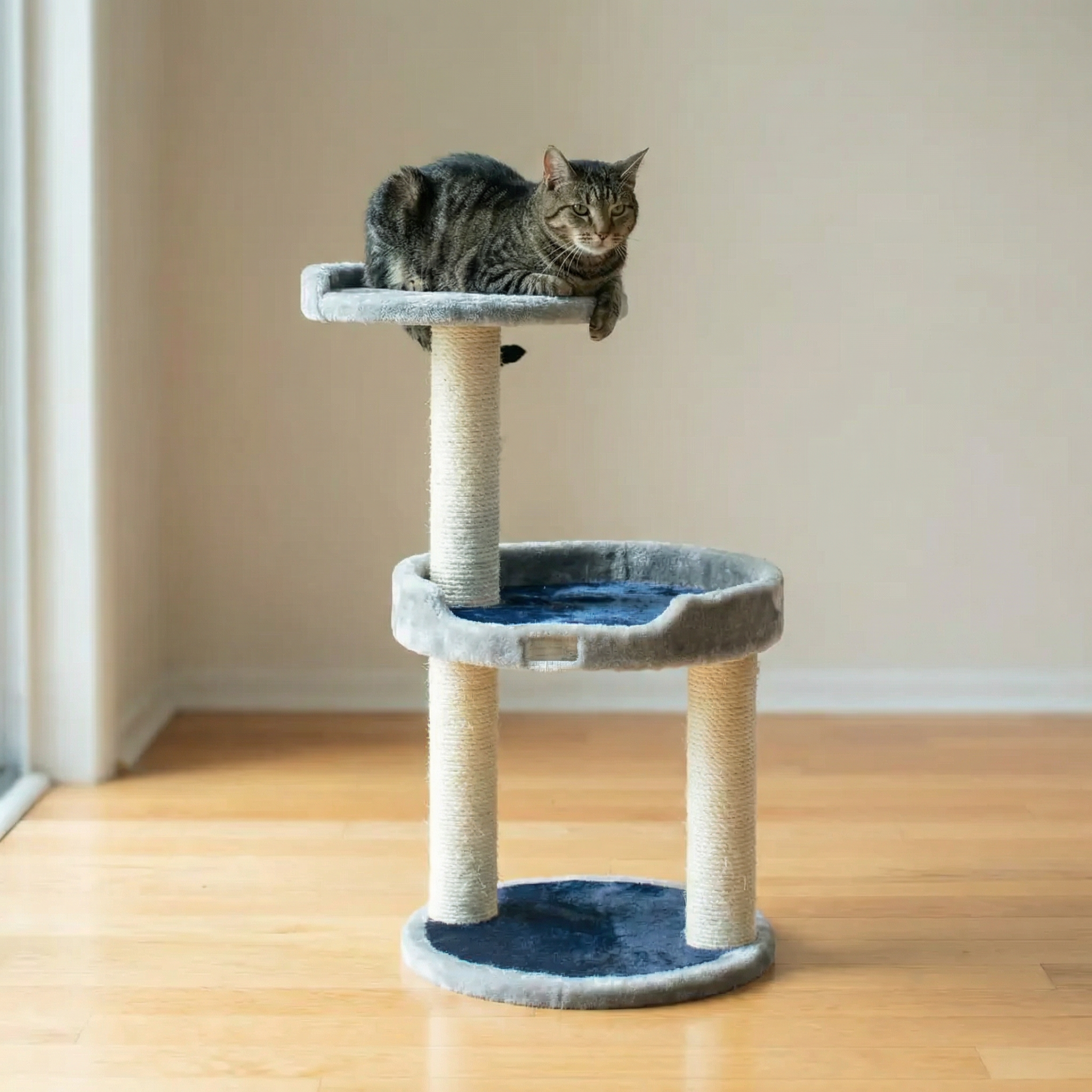 SkyPerch – Compact Cat Scratching Tower