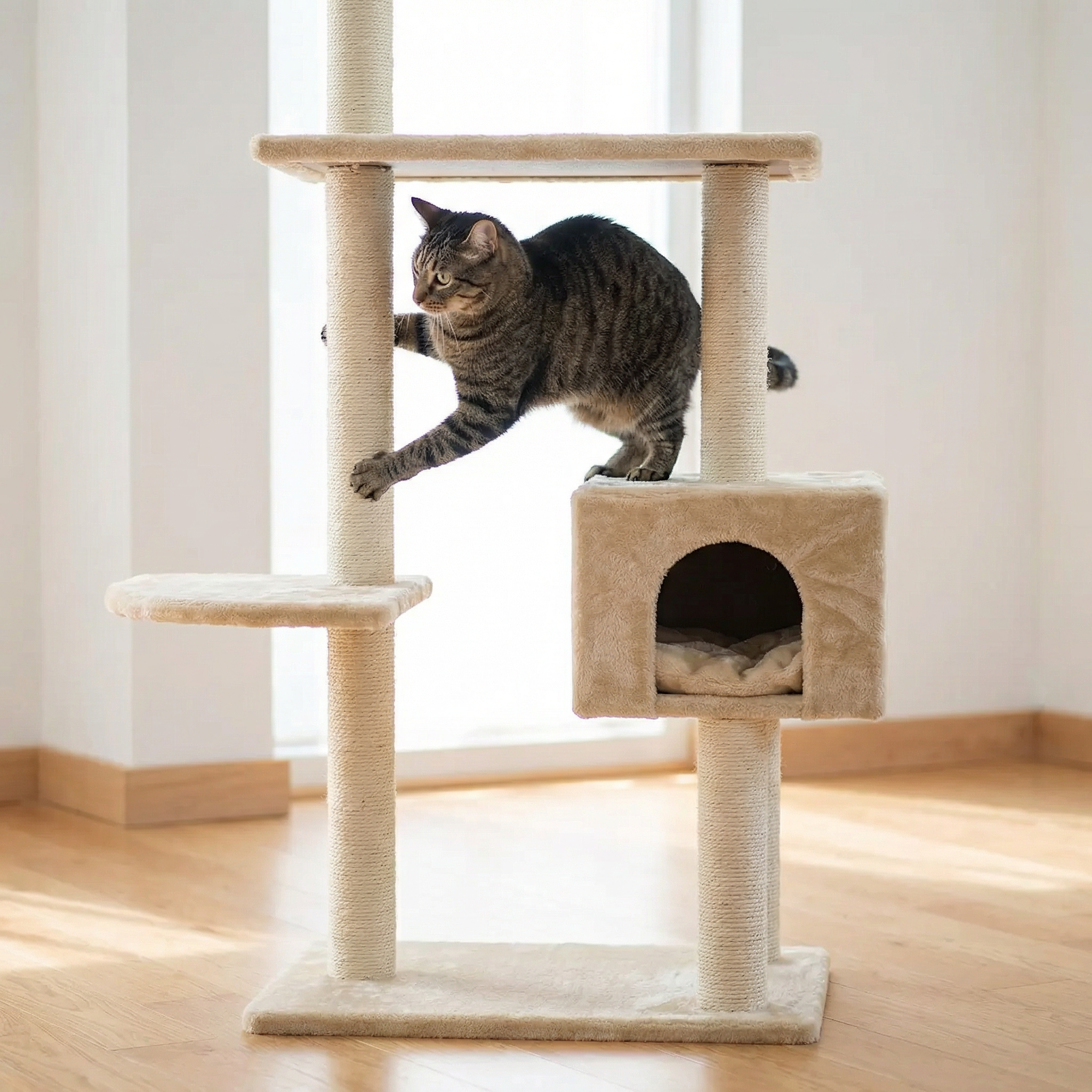 Cat Tree  Real Wood Cat Perches