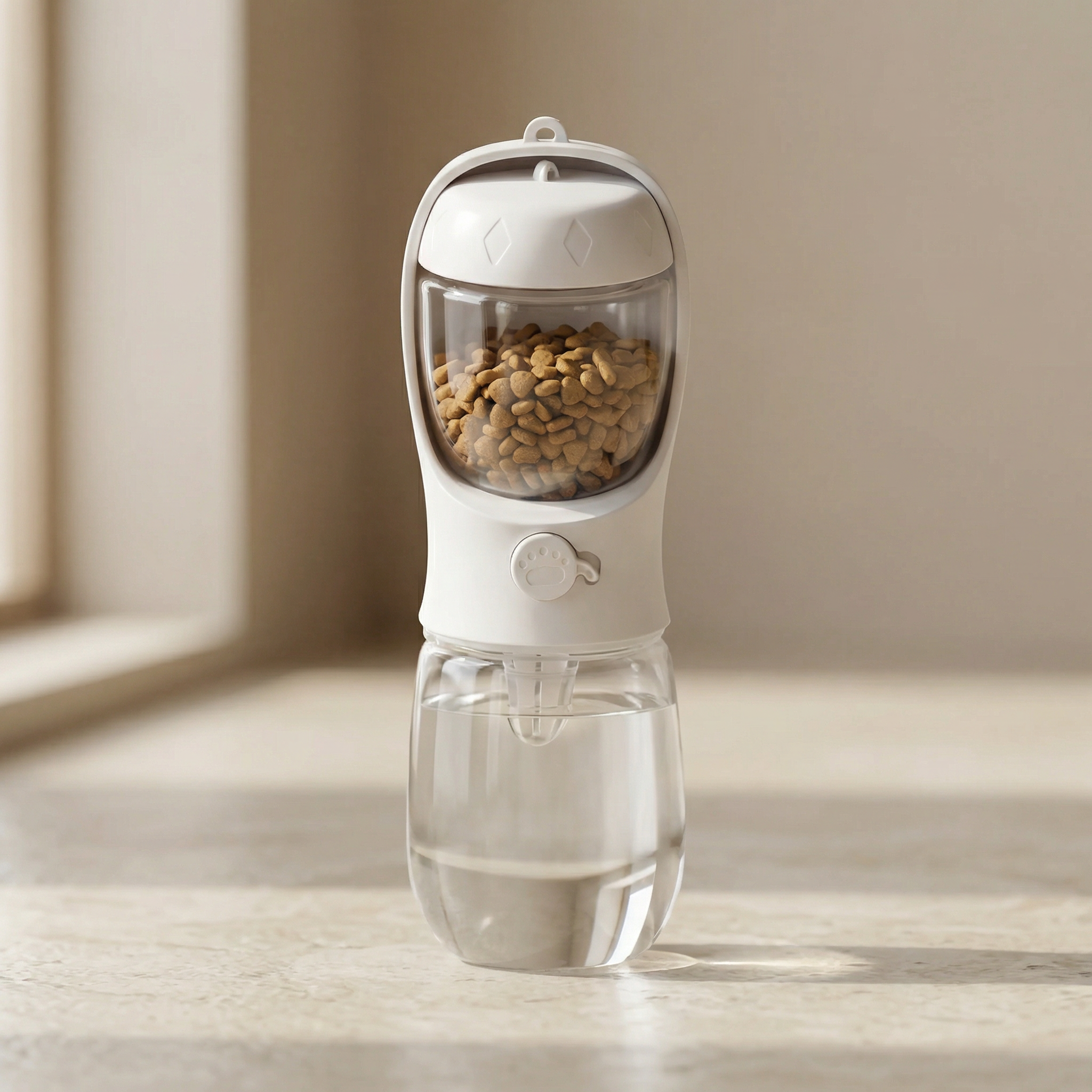 HydraSnack – Portable Water & Food Travel Bottle