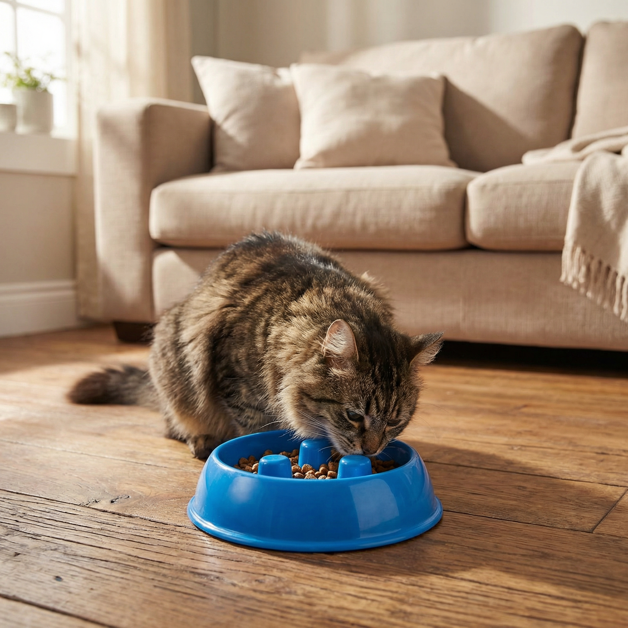 SlowPaw Anti-Gulp Feeding Bowl