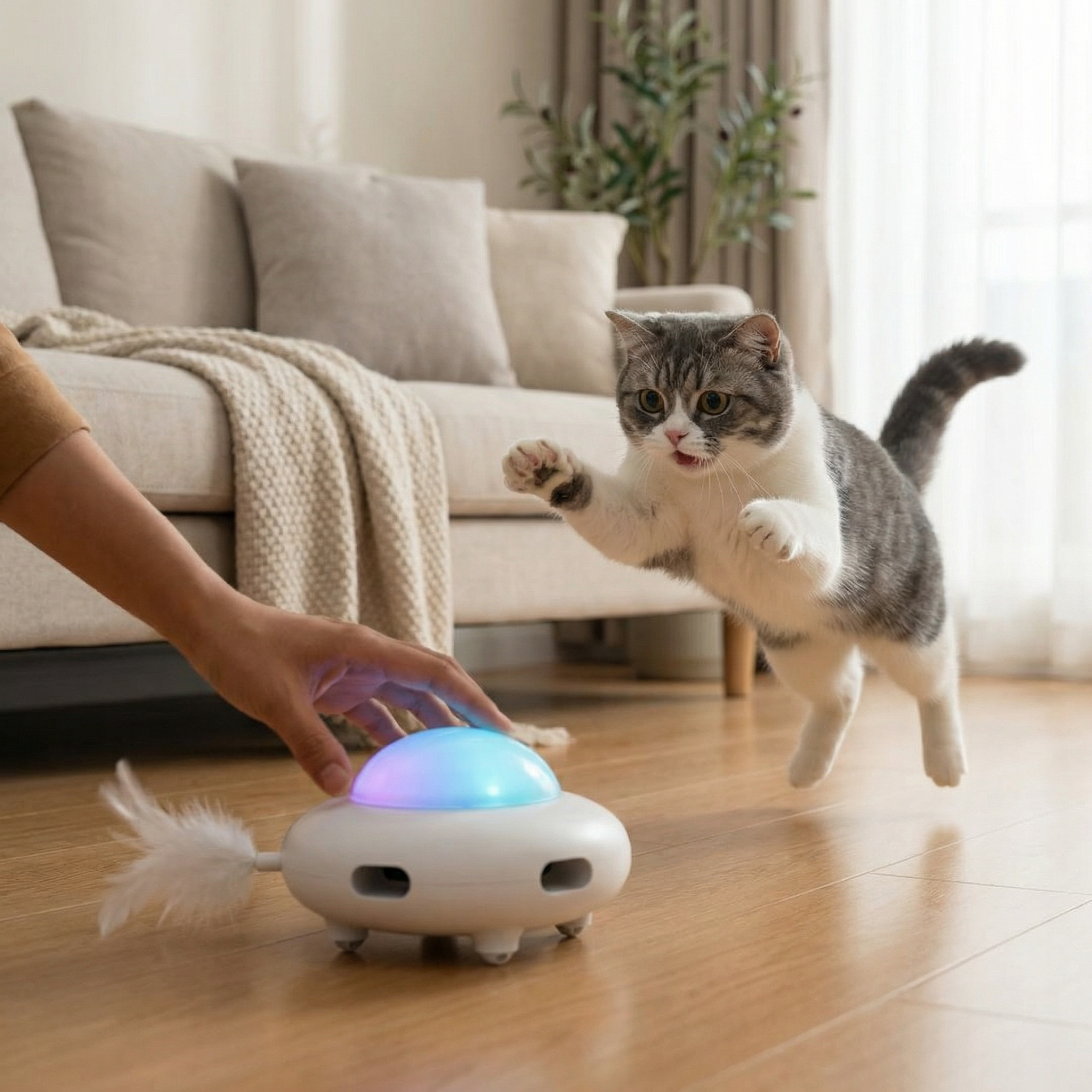 GlowPounce – Smart Interactive Motion Toy