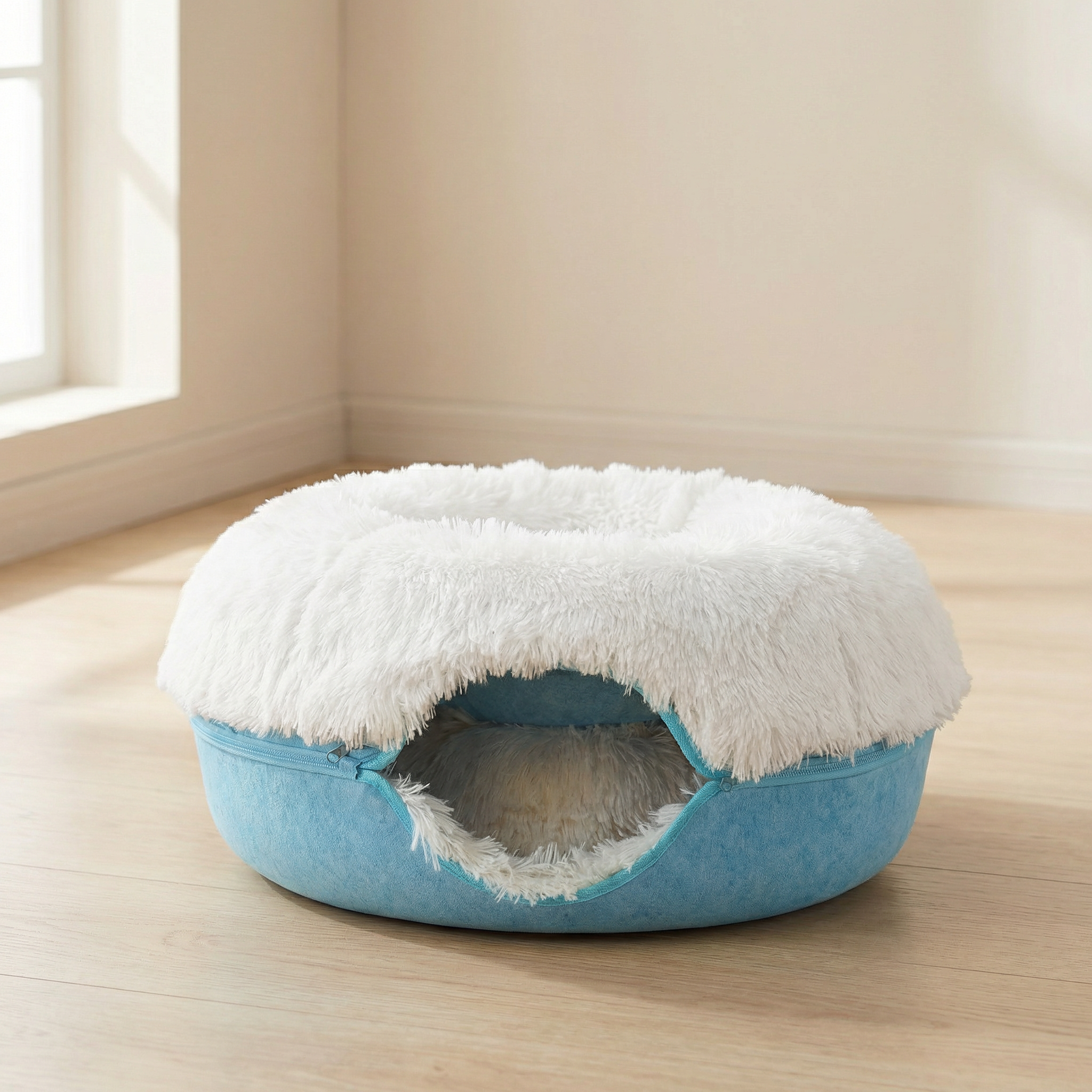 SnugNest – Ultra-Soft Pet Hideaway Bed